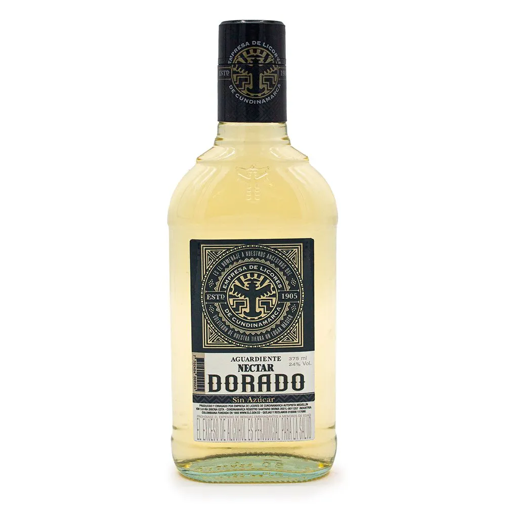 Aguardiente Néctar Dorado 375ml
